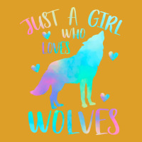 Just A Girl Who Loves Wolves Love Retro T-shirt | Artistshot