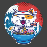 Ramen Wave Cat Kawaii Humor Retro Vintage T-shirt | Artistshot