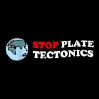 Stop Plate Tectonic Distressed Shirt For Geologist Cropped Sweater | Artistshot