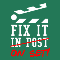 Fix It On Set Not In Post  Film Crew Tv Director  Classic  Gift Retro Ladies Fitted T-shirt | Artistshot