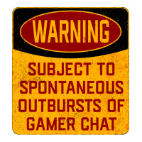 Gamer  Warning Subject To Spontaneous Outbursts Of Gamer Girl Nature Sticker | Artistshot