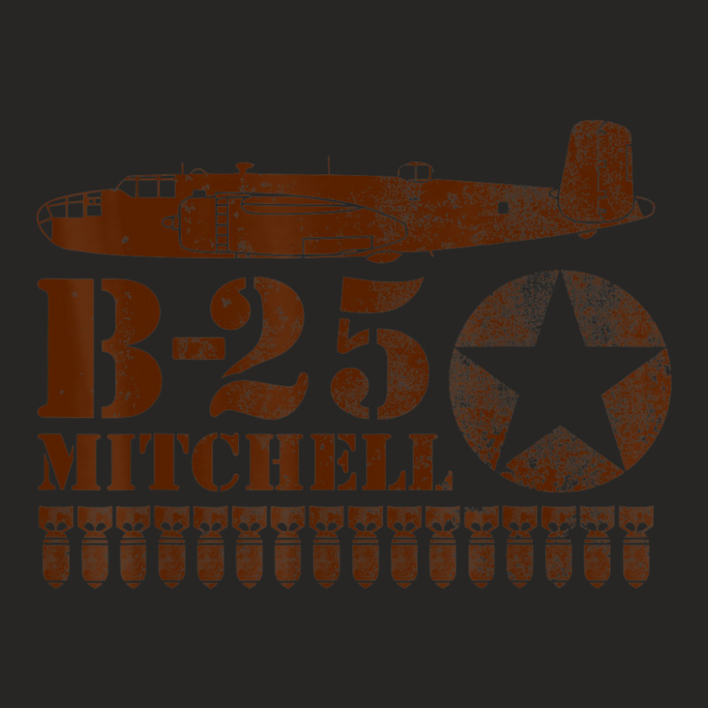 Limited Edition Ww2 Bomber Air Force B25 Mitchell Ladies Fitted T-Shirt by quanghuydinh1 | Artistshot