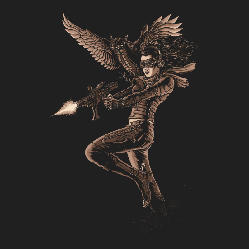 Steampunk Action Ladies Polo Shirt by BRANDONUTCHINSON | Artistshot