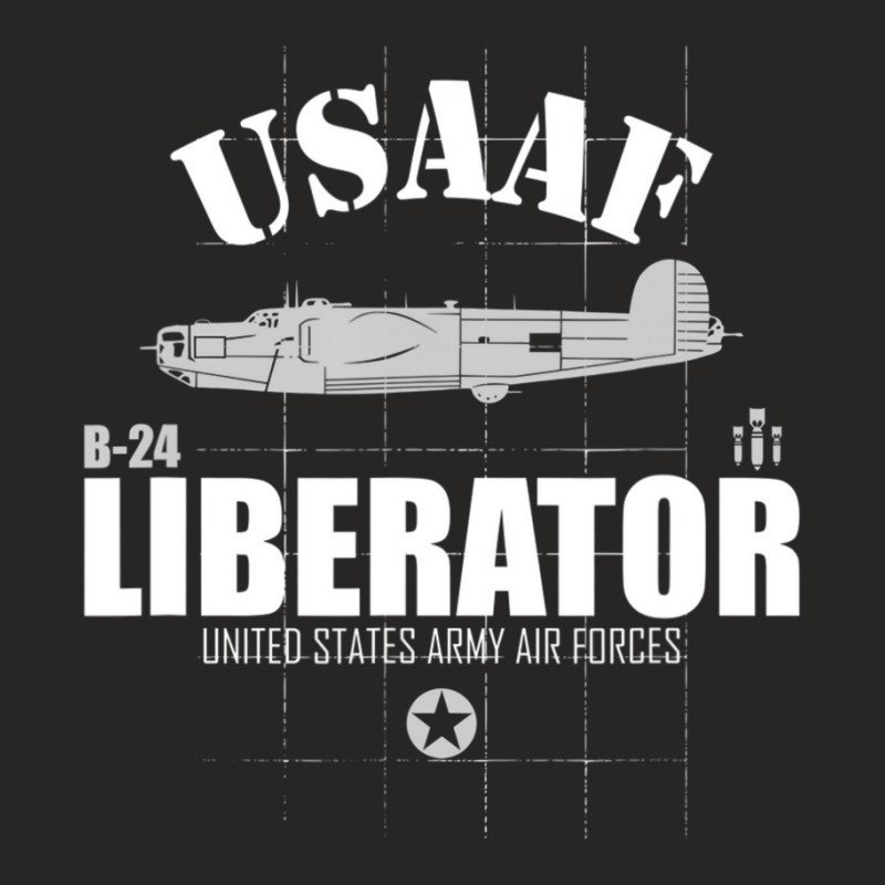 Hot Trend Ww2 Bomber Usaaf B24 Liberator Ladies Fitted T-Shirt by quanghuydinh1 | Artistshot