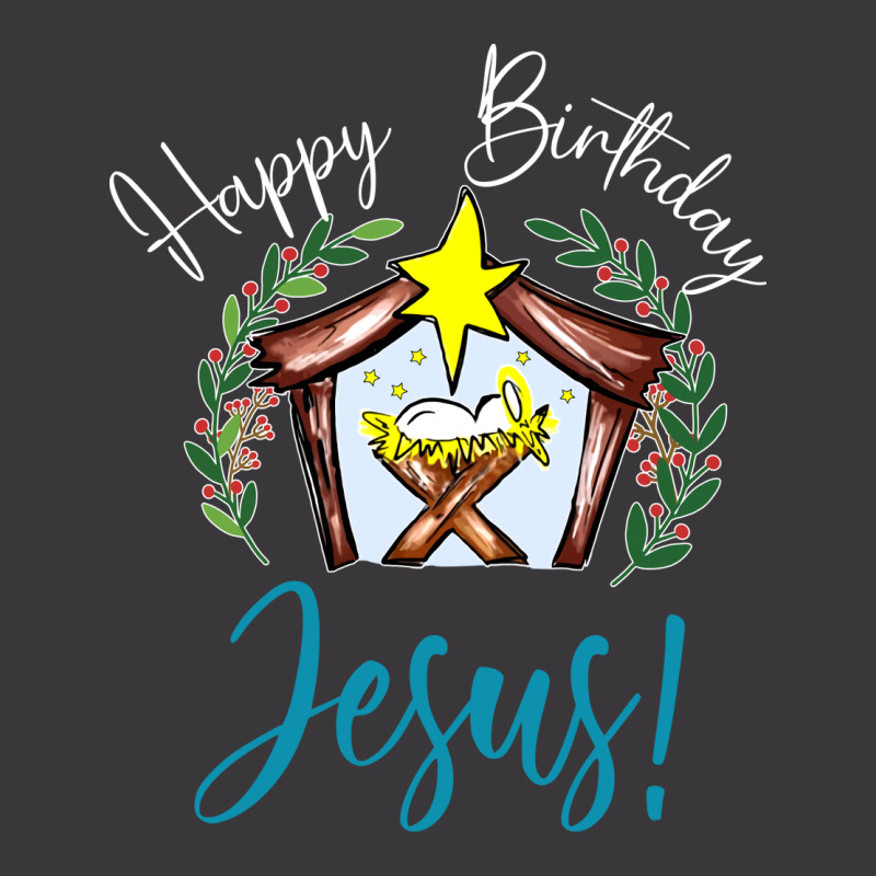 Happy Birthday Jesus Nativity Scene Christian Women Kids Kids  70s Ladies Curvy T-Shirt by zoenenrexo | Artistshot