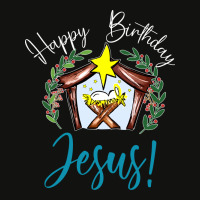 Happy Birthday Jesus Nativity Scene Christian Women Kids Kids  70s Scorecard Crop Tee | Artistshot