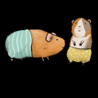 Guinea Pigs Wearing Baggy Pantaloons Vintage Legging | Artistshot