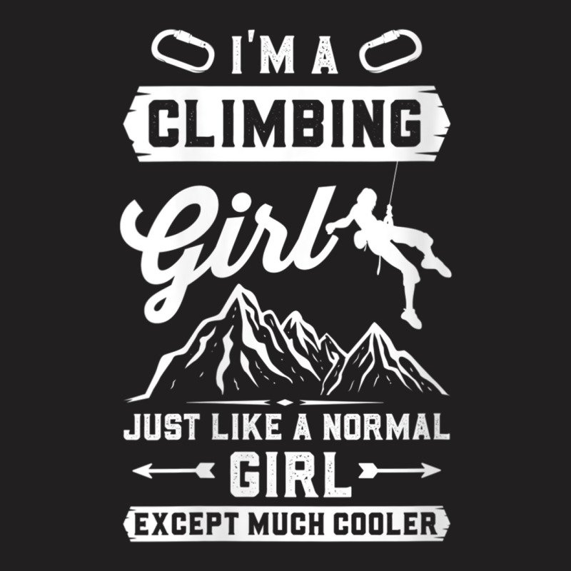 Womens Climbing Alpinism Wall Climber Rock V Neck T Shirt T-shirt | Artistshot