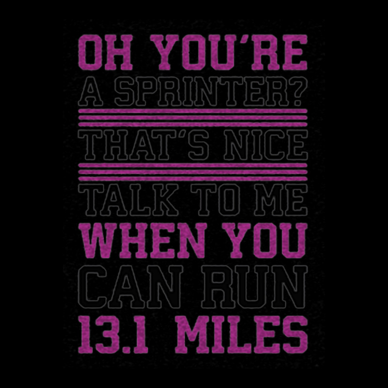 Oh,you're A Sprinter Talk To Me When You Can Run 13.1 Cropped Sweater by ROXANZALEZ | Artistshot