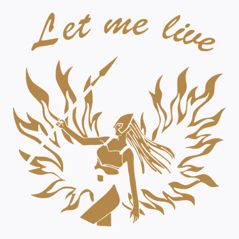 Limited Edition Let Me Live Gold - Claire Redfield T-shirt | Artistshot