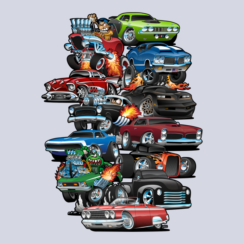 Car Madness Muscle Cars And Hot Rods Cartoon Cute Fleece Short by deurinnipahy | Artistshot