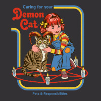 Caring For Your Demon Cat Vintage Vintage Hoodie | Artistshot