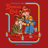 Caring For Your Demon Cat Vintage Unisex Jogger | Artistshot