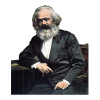 Karl Marx Colorized Portrait  Marxist, Socialist, Philosopher, Histori Unisex Hoodie | Artistshot