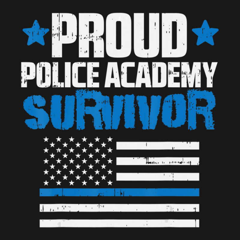 Trending Proud Police Academy Survivor Us Flag Thin Blue Line Flannel Shirt | Artistshot