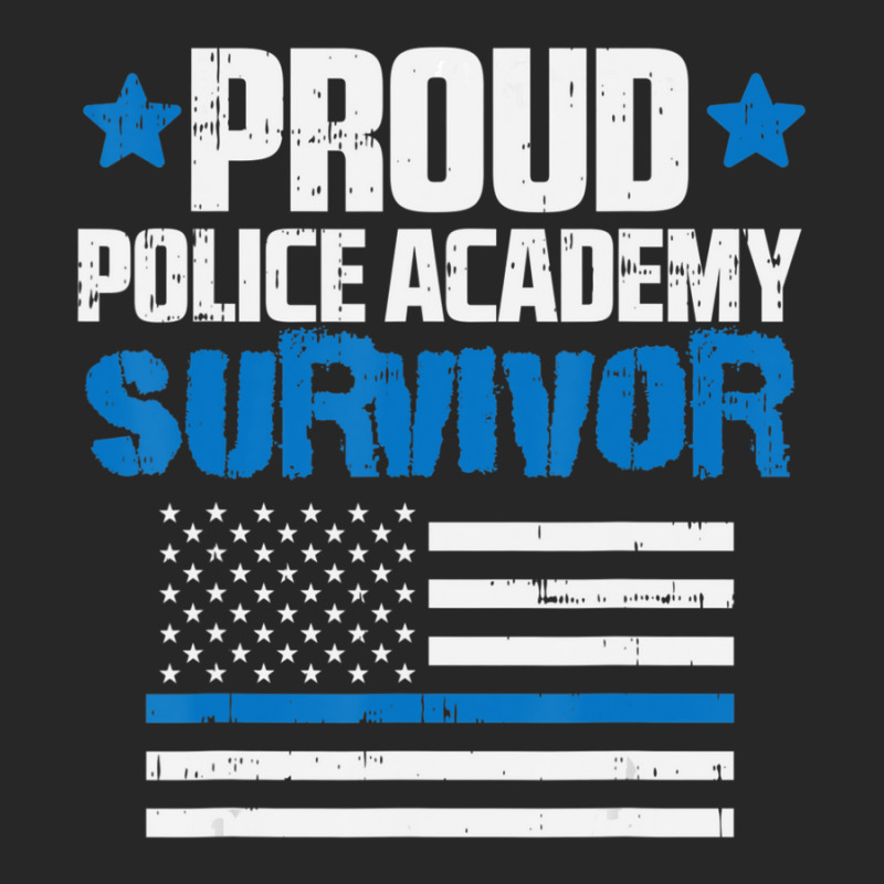 Trending Proud Police Academy Survivor Us Flag Thin Blue Line Men's T-shirt Pajama Set | Artistshot