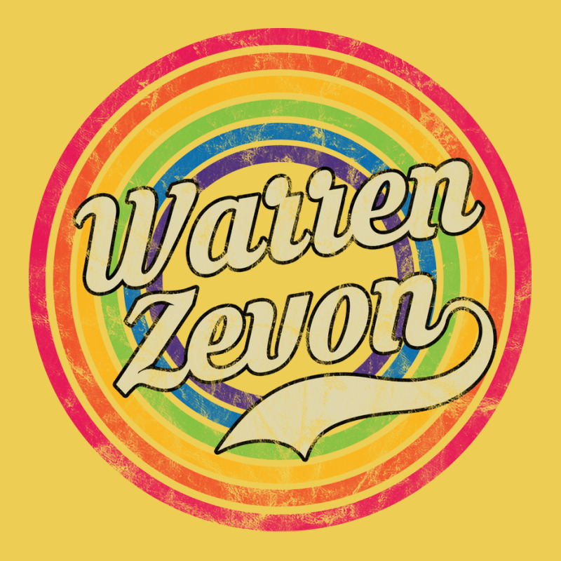 Warren Zevon  Retro Rainbow Girl Blue Graphic T-shirt by azenirlongua | Artistshot