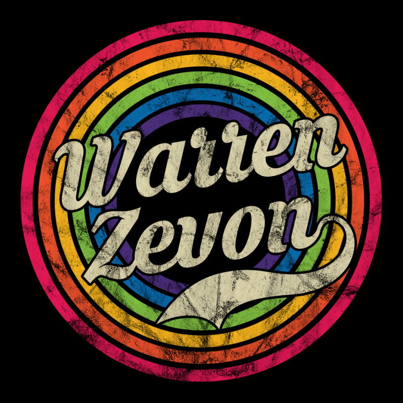 Warren Zevon  Retro Rainbow Girl Blue Unisex Jogger by azenirlongua | Artistshot