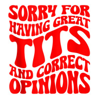 Sorry For Having Great Tita And Correct Opinions Groovy Tank Top Sticker | Artistshot