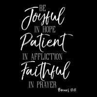 Be Joyful In Hope Shirt Romans Scripture Bible Verse Tee Long Sleeve T Graphic Youth T-shirt | Artistshot