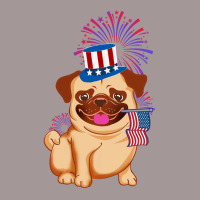 Usa America Pug Dog American July 4th Independence Blue Red Vintage Short | Artistshot