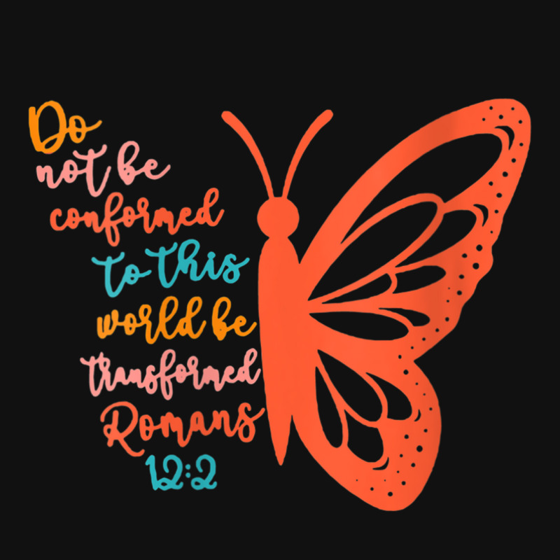 Womens Do Not Be Conformed To This World Be Transformed Romans 122 V-n Graphic Youth T-shirt | Artistshot