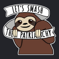 Feminist Sloth Smash The Patriarchy Baby Cool Lightweight Hoodie | Artistshot