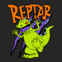 Rugrats Reptar  Out Of Print Remaster 1 Ladies Fitted T-shirt | Artistshot