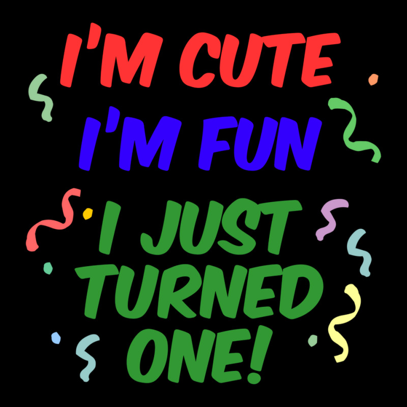 Im Cute Im Fun I Just Turned One 1st Milestone Birthday Baby Aesthetic Zipper Hoodie by wittekgaimerj | Artistshot