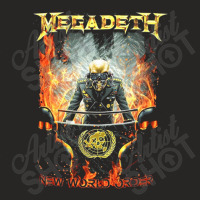 Megadeath World Order Ladies Fitted T-shirt | Artistshot