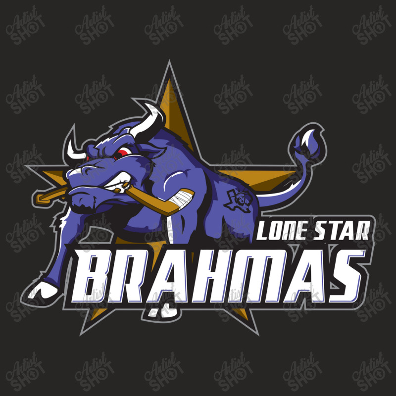 Lone Star Brahmas Ladies Fitted T-Shirt by Viscount Art | Artistshot