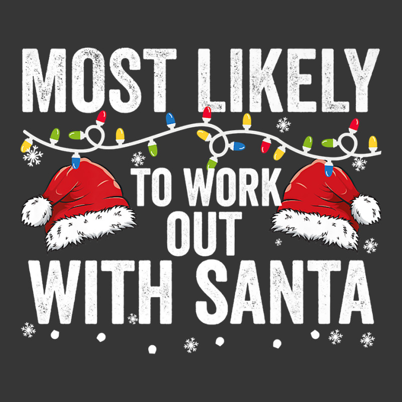 Most Likely To Work Out With Santa Matching Family Christmas Premium T Toddler Hoodie by gehnhe | Artistshot