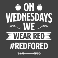 Trending Red For Ed Teacher Support On Wednesdays We Wear Red Vintage T-shirt | Artistshot