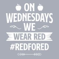 Trending Red For Ed Teacher Support On Wednesdays We Wear Red Tank Dress | Artistshot