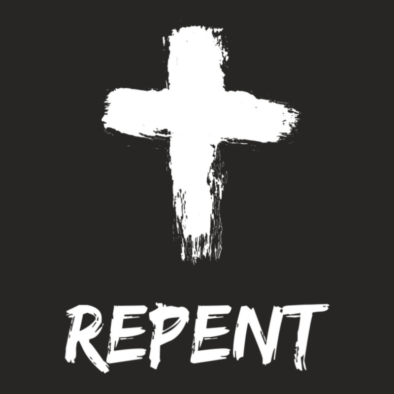 Hot Trend Repent From Sin Christian Lent Catholic Prayer Ash Wednesday Ladies Fitted T-Shirt by Sierra Dennis | Artistshot