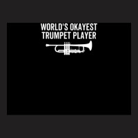 Worlds Okayest Trumpet Player Chiffon Top Nostalgia T-shirt | Artistshot