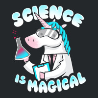 Science Is Magical Funny Lab Unicorn Rainbow Magic Crewneck Sweatshirt | Artistshot