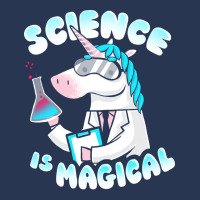 Science Is Magical Funny Lab Unicorn Rainbow Magic Men Denim Jacket | Artistshot