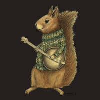 Squirrel With A Banjo Baby  Blue Tank Top | Artistshot