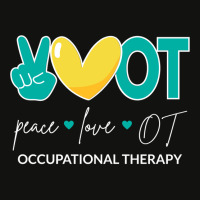 Peace Love Ot Ii  Occupational Therapy Baby  Cute  (1) Scorecard Crop Tee | Artistshot