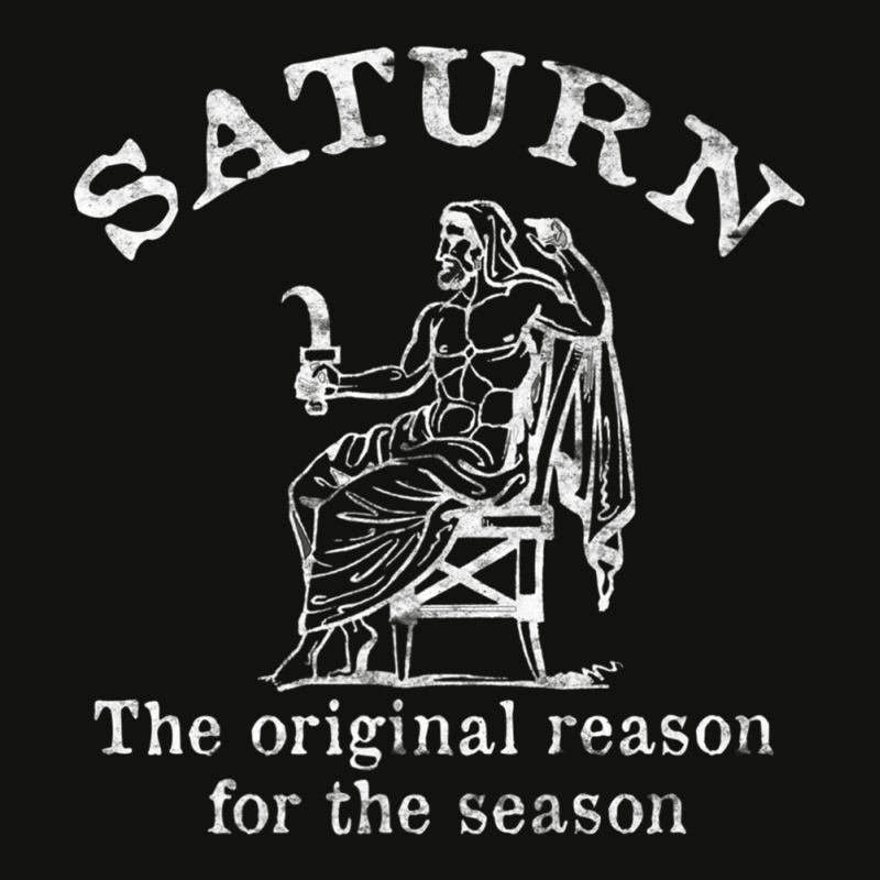 Saturn The Original Reason For The Season Saturnalia Premium T Shirt Scorecard Crop Tee by tousey | Artistshot