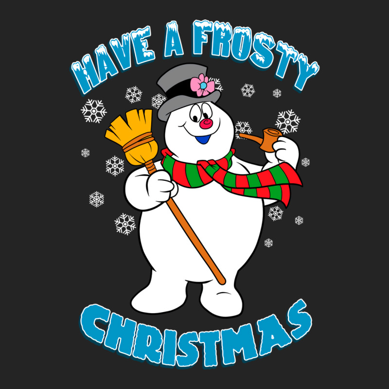 Frosty The Snowman Blue 3/4 Sleeve Shirt | Artistshot