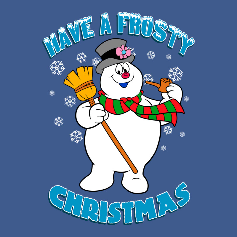 Frosty The Snowman Blue Champion Hoodie | Artistshot