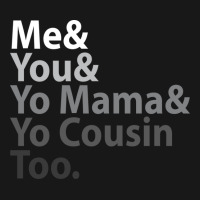 Me You Yo Mama You Cousin Too Outkast  Blue Girl Flannel Shirt | Artistshot