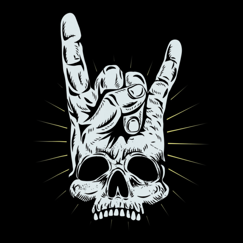 Hot Trend Rock And Roll Skull Hand Pocket T-Shirt by Sierra Dennis | Artistshot