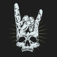 Hot Trend Rock And Roll Skull Hand Classic T-shirt | Artistshot