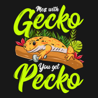 Mess With Gecko You Get Green Red Flannel Shirt | Artistshot