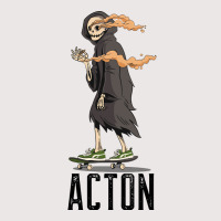 Limited Edition Acton Los Angeles California, Skeleton On A Skateboard Pocket T-shirt | Artistshot