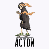 Limited Edition Acton Los Angeles California, Skeleton On A Skateboard Tank Top | Artistshot