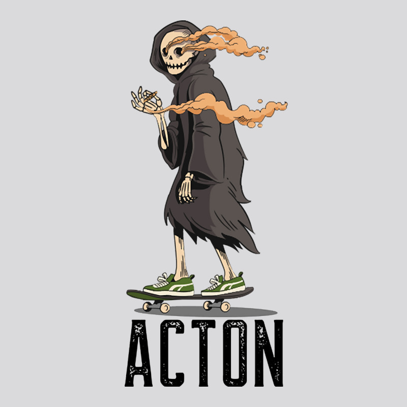 Limited Edition Acton Los Angeles California, Skeleton On A Skateboard Women's Triblend Scoop T-shirt | Artistshot